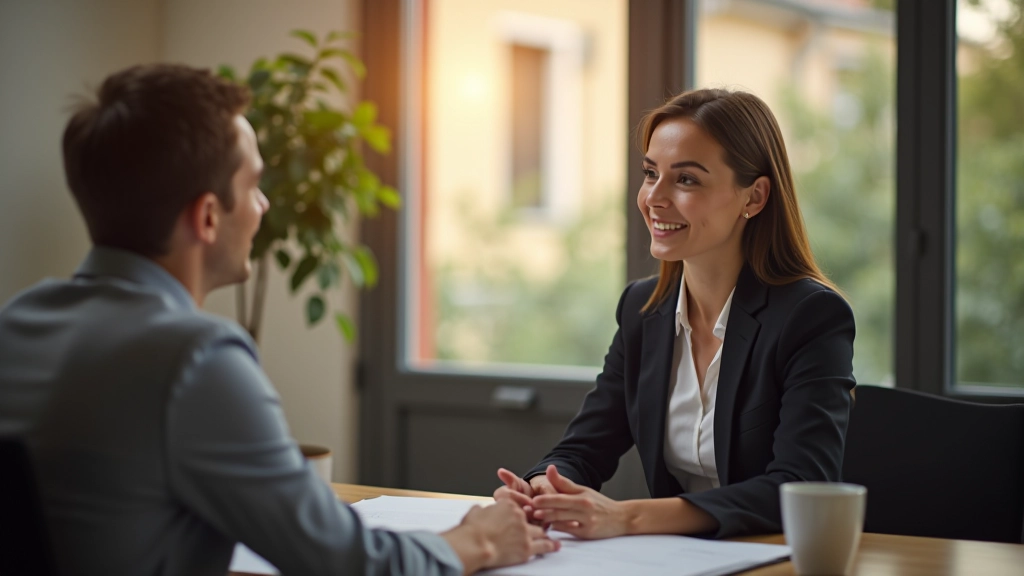 Coach professionnel en session de coaching personnel avec un client en environnement calme